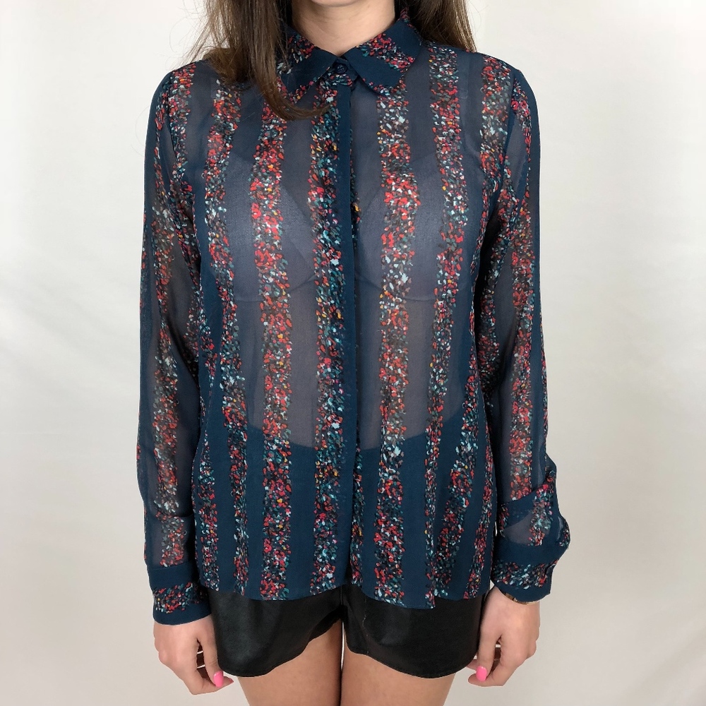 Bcbgeneration Chic Printed Button Down Shirt - image 6